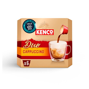 Kenco Duo Cappuccino Instant Coffee 6X24g