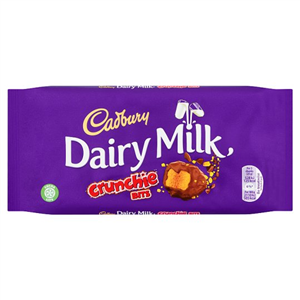 Cadbury Dairy Milk Crunchie Bit Chocolate Bar 200G