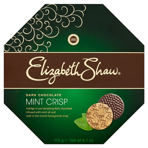 Elizabeth Shaw Mint Crisp Boxed Chocolates 175G
