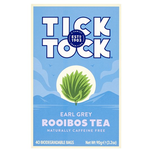 Tick Tock Earl Grey Rooibos Tea Bags 40S 90G