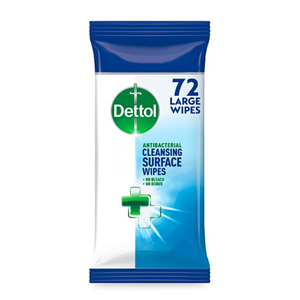 Dettol Surface Cleanser Wipes 72S