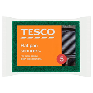 Tesco Pan Scourers 5 Pack