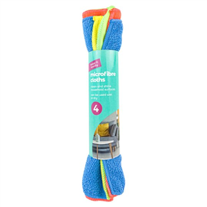 Keep It Handy Microfibre Cloths 4 Pack