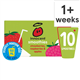 Innocent Kids Strawberry Raspberry & Apple 10X150ml