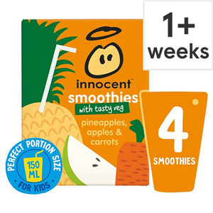 Innocent Kids Pineapple Apple & Carrot 4X150ml