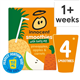 Innocent Kids Pineapple Apple & Carrot 4X150ml