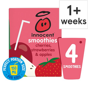 Innocent Kids Smoothie Cherries Strawberries 4X150ml