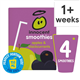 Innocent Kids Smoothies Apple & Blackcurrant 4X150ml