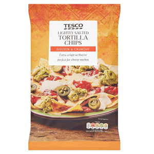 Tesco Lightly Salted Tortilla Chips 175G