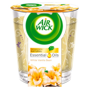 Airwick Air Freshener Candle White Vanilla Bean