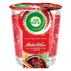 Airwick Essential Oils Mulled Wine Candle 105G
