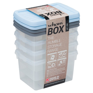 Wham 1.5L Handy Box 4 Pack