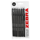 Zebra Smooth Ink Black 8Pk
