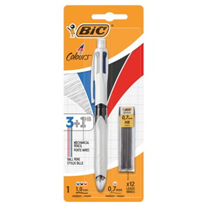 Bic 3 Colour With Hb Pencil