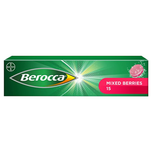 Berocca Berries Effervescent Vitamin Energy Tablets 15S