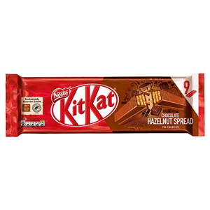 Kit Kat 2 Fingers Wafer Milk Chocolate Hazelnut 9X20.7G