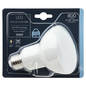 Tesco Led 60W R80 Edison Screw