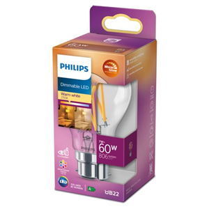Philips Led Filament Classic 60W Bayonet Cap Dimmable