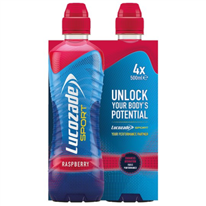 Lucozade Sport Raspberry 4X500ml