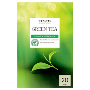 Tesco Green Tea 20 Tea Bags 50G