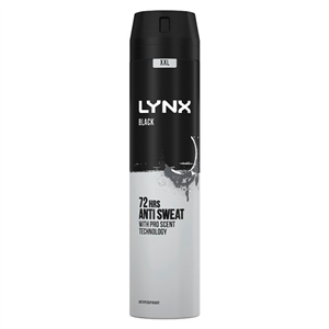 Lynx Black Antiperspirant Deodorant Spray 250Ml