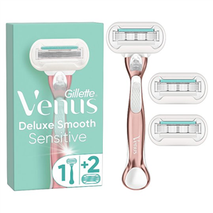 Gillette Venus Deluxe Smooth Razor & 3 Blade Refill