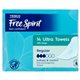 Tesco Free Spirit Ultra Regular Sanitary Towels With Wings 14 Pack