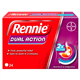 Rennie Dual Action 24 Chewable Tablets Mint Flavoured