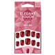Elegant Touch False Nails Rich Red