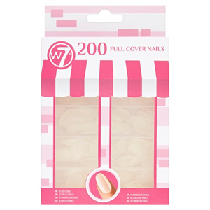 W7 200 Pieces Full Cover Oval Nails
