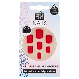 Girlz Only False Nails Really Red