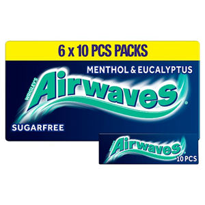 Wrigley's Airwaves Menthol Eucalyptus 6X10pcs 84G