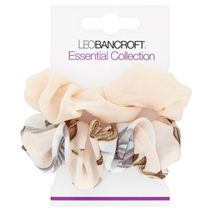Leo Bancroft Scrunchies Fabric Blonde 2 Pack