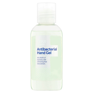 Tesco Health Plus Antibacterial Hand Gel 50Ml