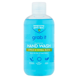 Grab It Antibacterial Handwash Citrus & Herbal Blend 250Ml
