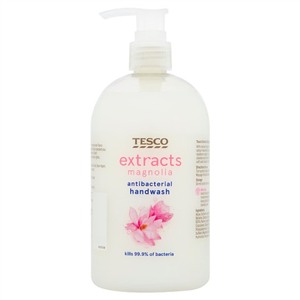 Tesco Extracts Magnolia Antibacterial Hand Wash 500Ml