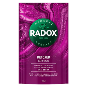 Radox Detoxed Bath Salts Acai Berry 900G