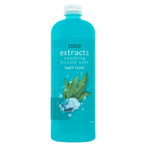 Tesco Extracts Muscle Soak Bath Foam 1 L