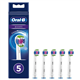 Oral-B 3D White Replacement Electric Toothbrush Heads X5
