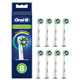 Oral-B Cross Action Replacement Electric Toothbrush Heads X8