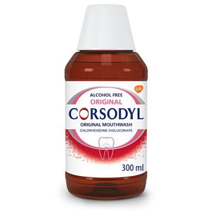 Corsodyl Original Medicated Mouthwash Alcohol Free 300Ml