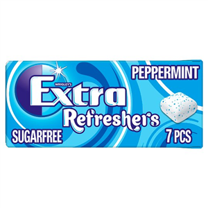 Wrigleys Extra Refresher's Gum Peppermint 7 Pieces