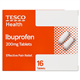 Tesco Ibuprofen 200Mg 16 Tablets