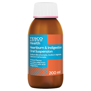Tesco Heartburn And Indigestion Liquid Aniseed 200Ml