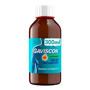 Gaviscon Peppermint Heartburn Liquid 300Ml