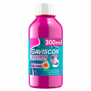 Gaviscon Double Action Aniseed 300Ml