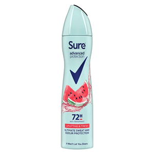 Sure Watermelon & Cactus Water Advanced Protection Antiperspirant Deodorant 200Ml