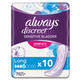Always Discreet Long Incontinence Pads 10 Pack