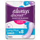 Always Discreet Long Plus Incontinence Pads 8 Pack