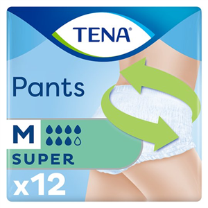 Tena Super Medium Bladder Weakness Pants 12 Pack